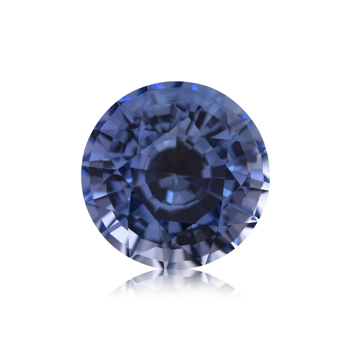 6,79 Karat blauer runder Saphir aus Sri Lanka (CD)