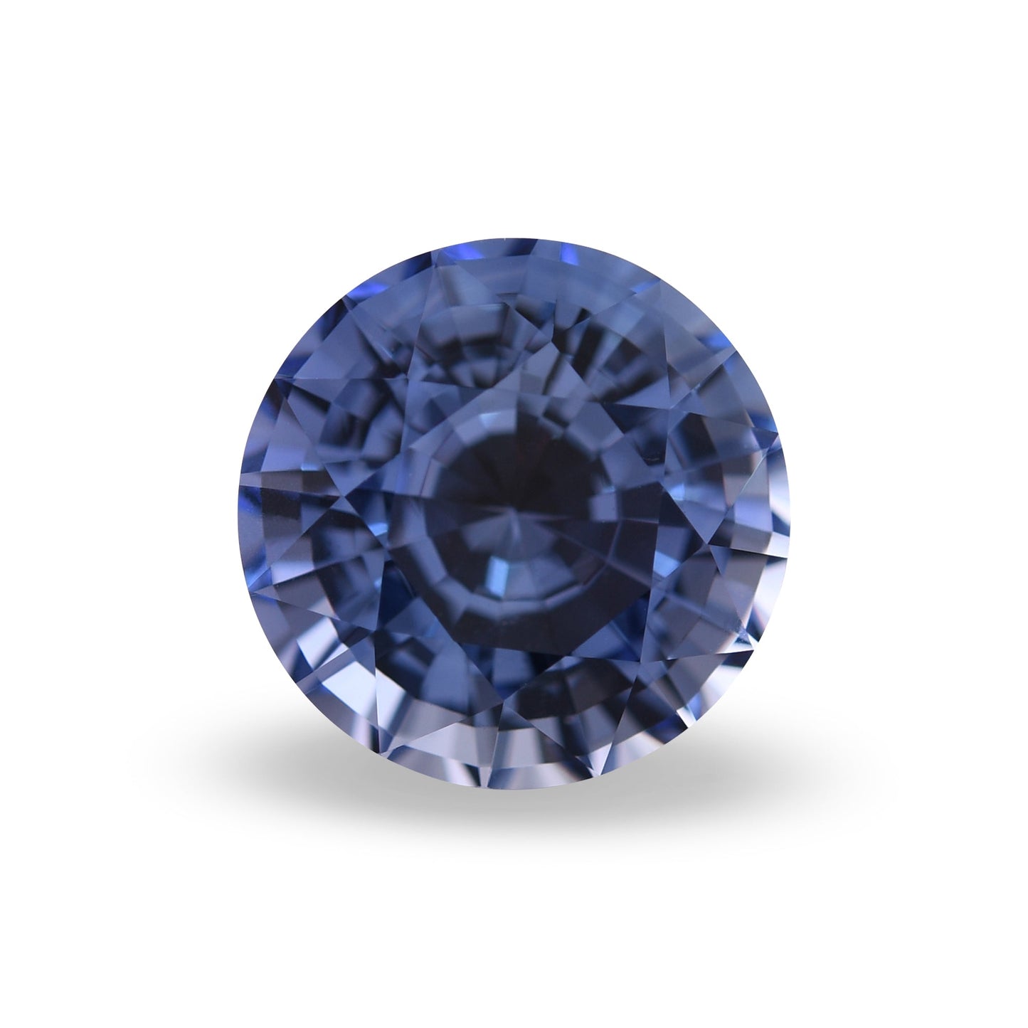 6,79 Karat blauer runder Saphir aus Sri Lanka (CD)
