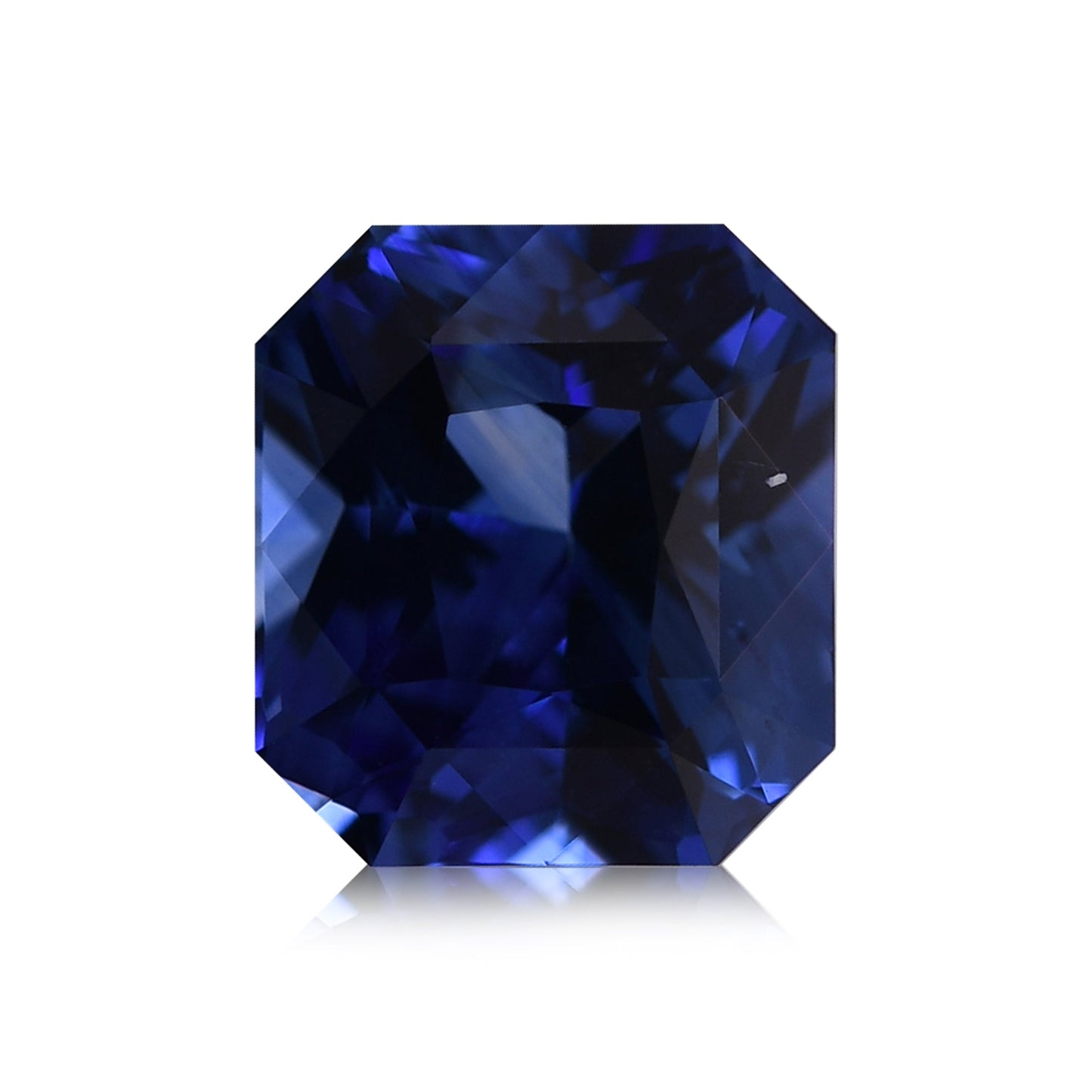3,03 Karat Blauer SRI LANKAN Radiant Sapphire CD