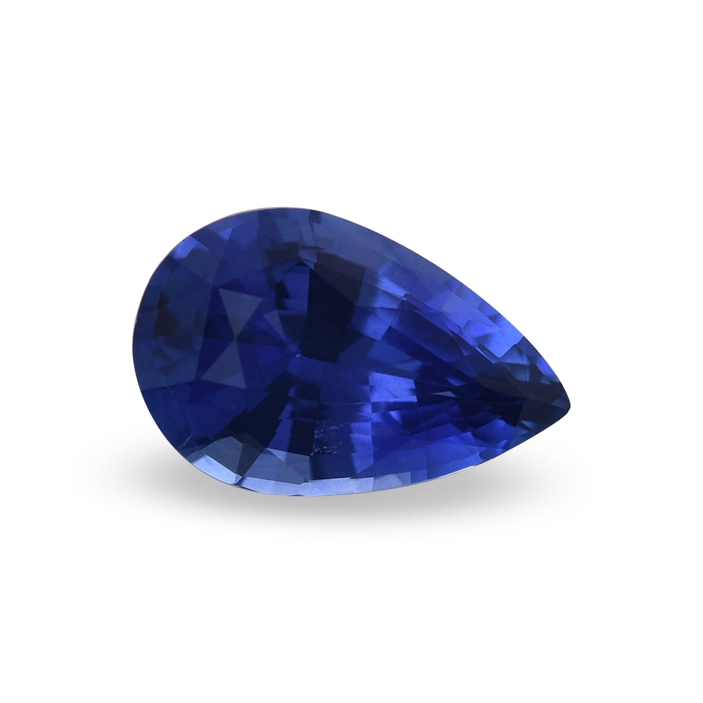3,07 Karat blauer birnenförmiger Saphir aus Sri Lanka (CD)