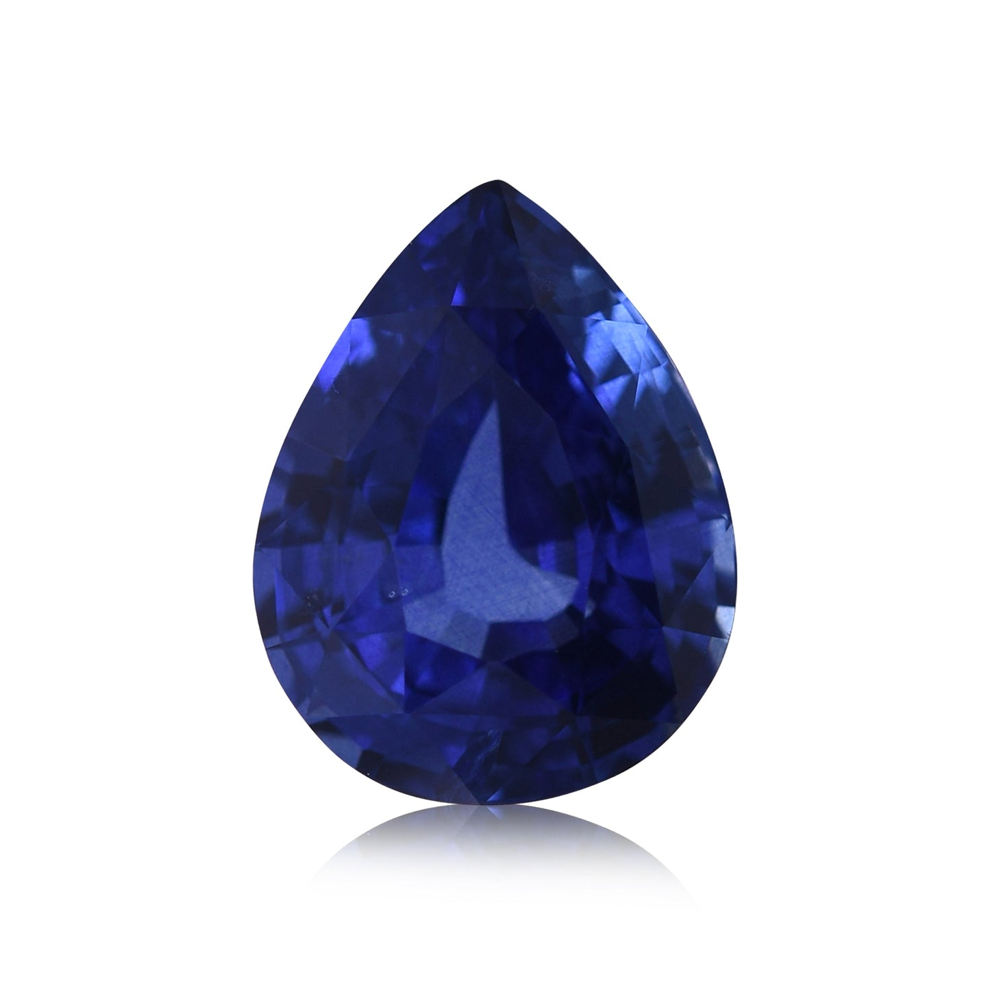 3,53 Karat blauer birnenförmiger Saphir aus Sri Lanka (CD)