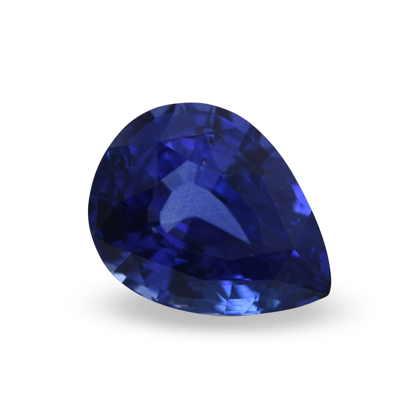 3,53 Karat blauer birnenförmiger Saphir aus Sri Lanka (CD)