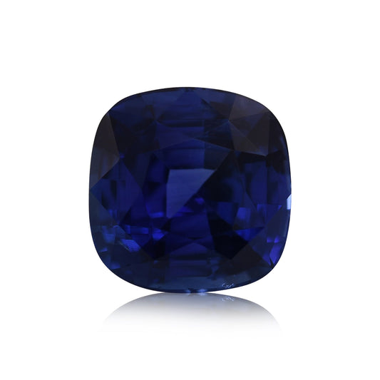 3,40 Karat blauer Kissen-Saphir aus Sri Lanka (CD)