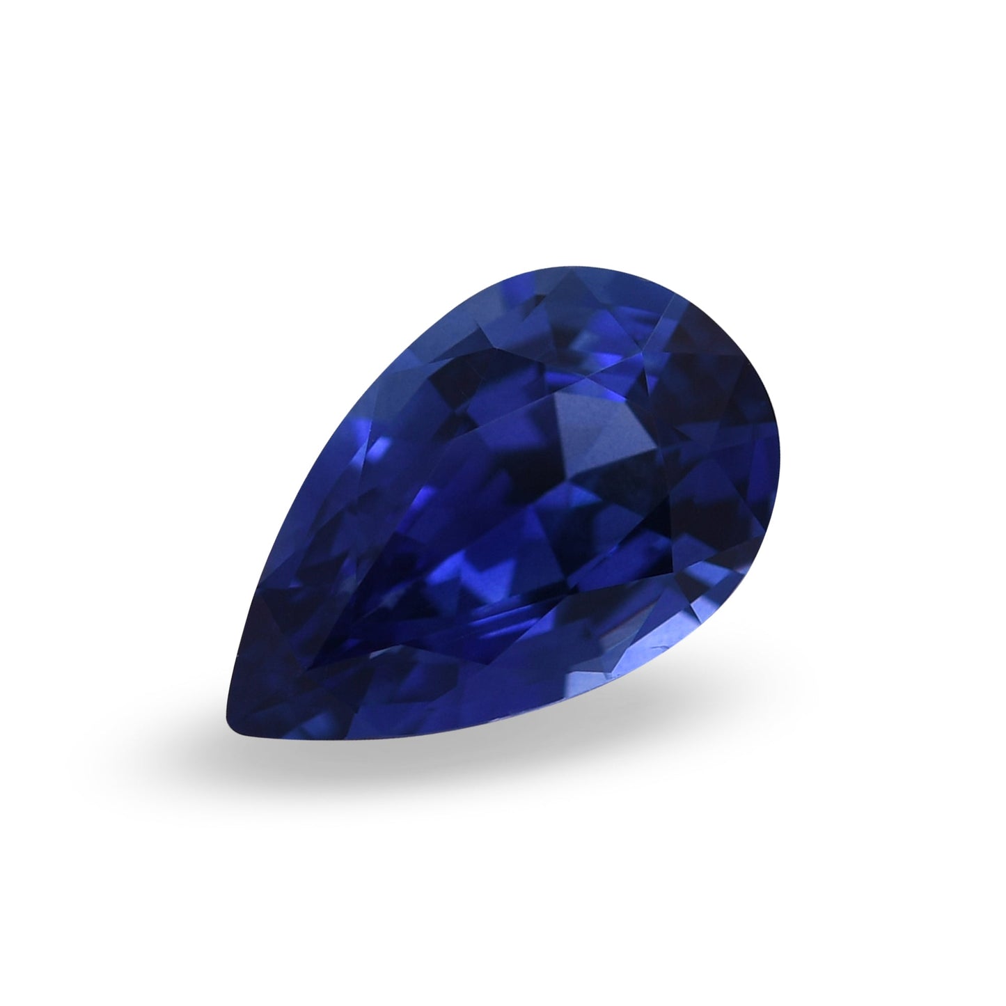 2,31 Karat blauer birnenförmiger Saphir aus Sri Lanka