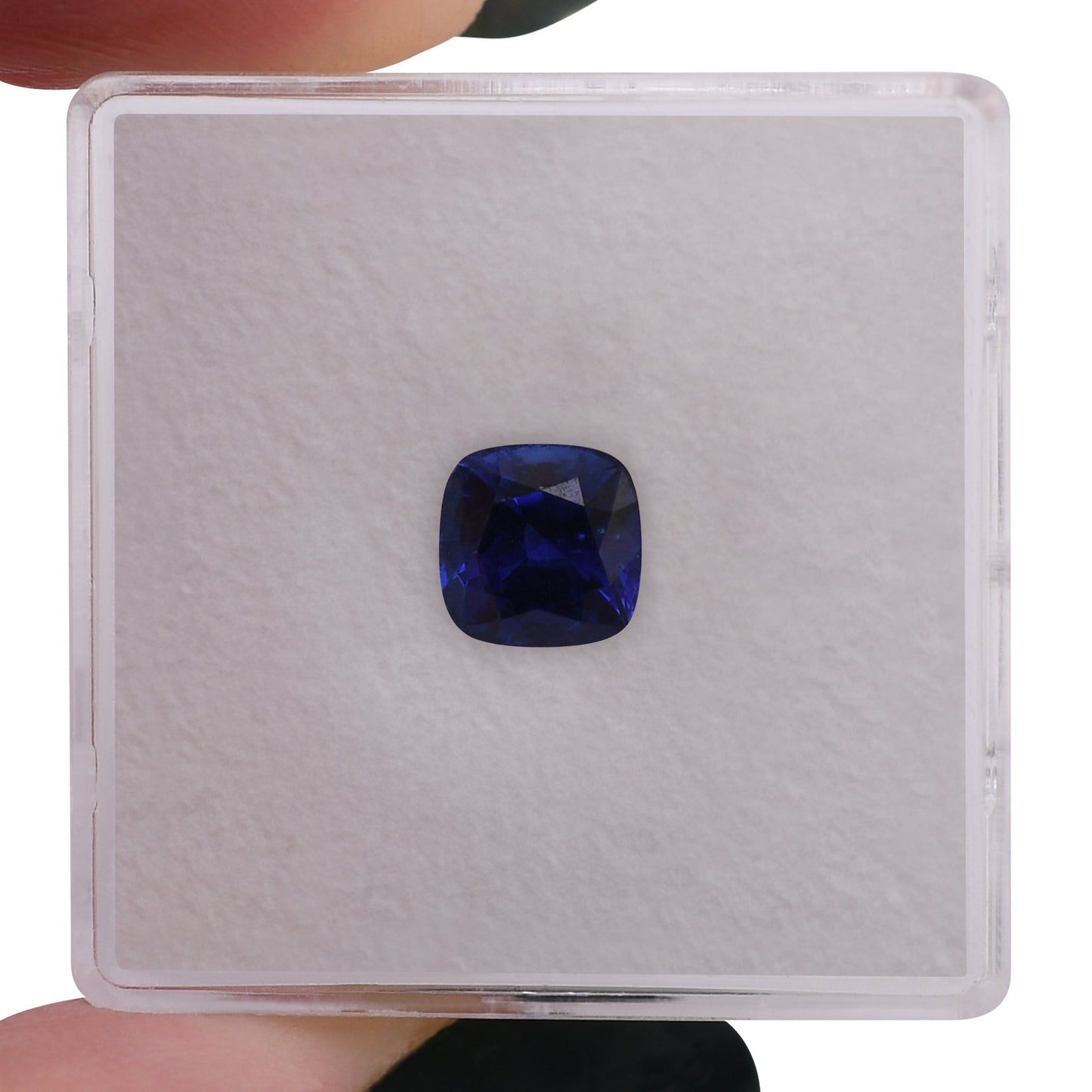 1,50 Karat blauer Kissen-Saphir aus Sri Lanka