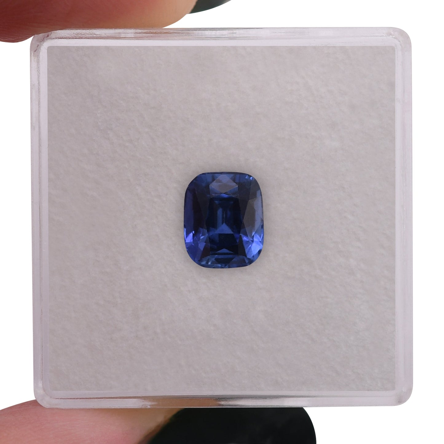 1,90 Karat blauer Kissen-Saphir aus Sri Lanka