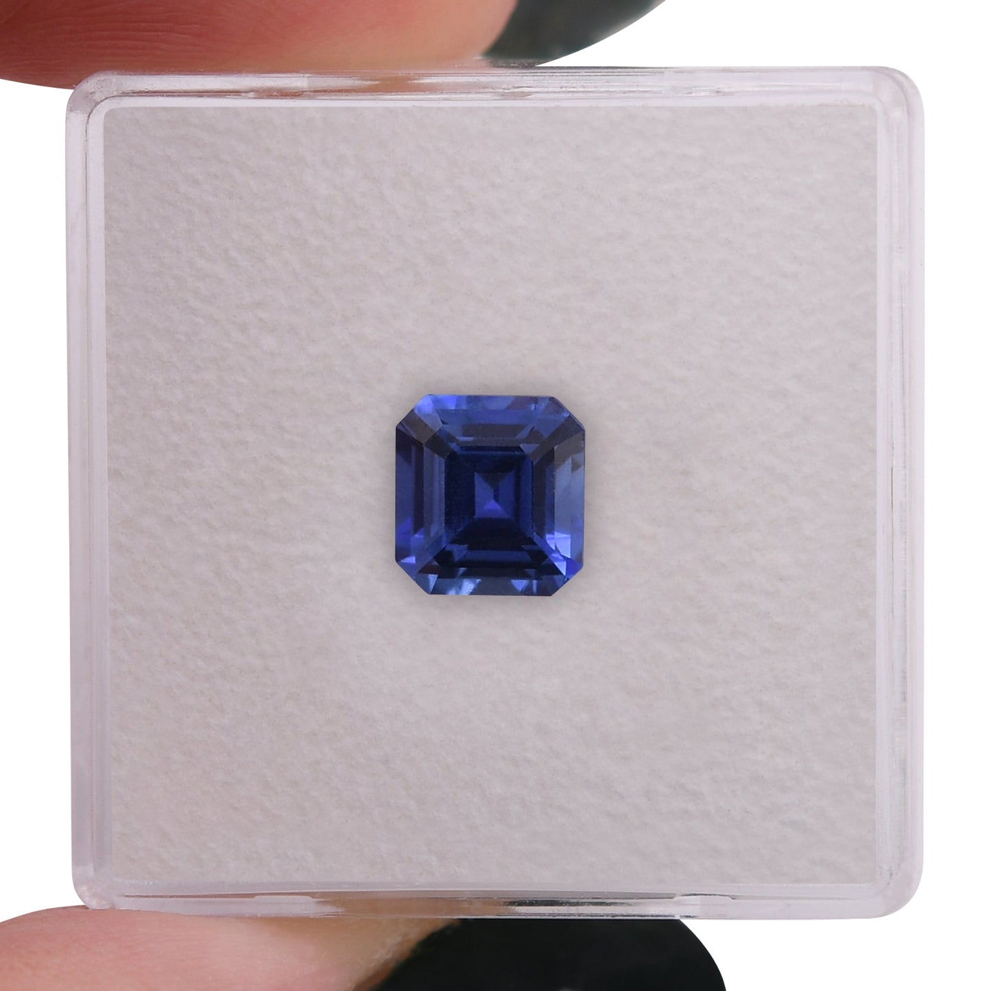 1.70 Carat Blue SRI LANKAN Sq. Emerald Sapphire