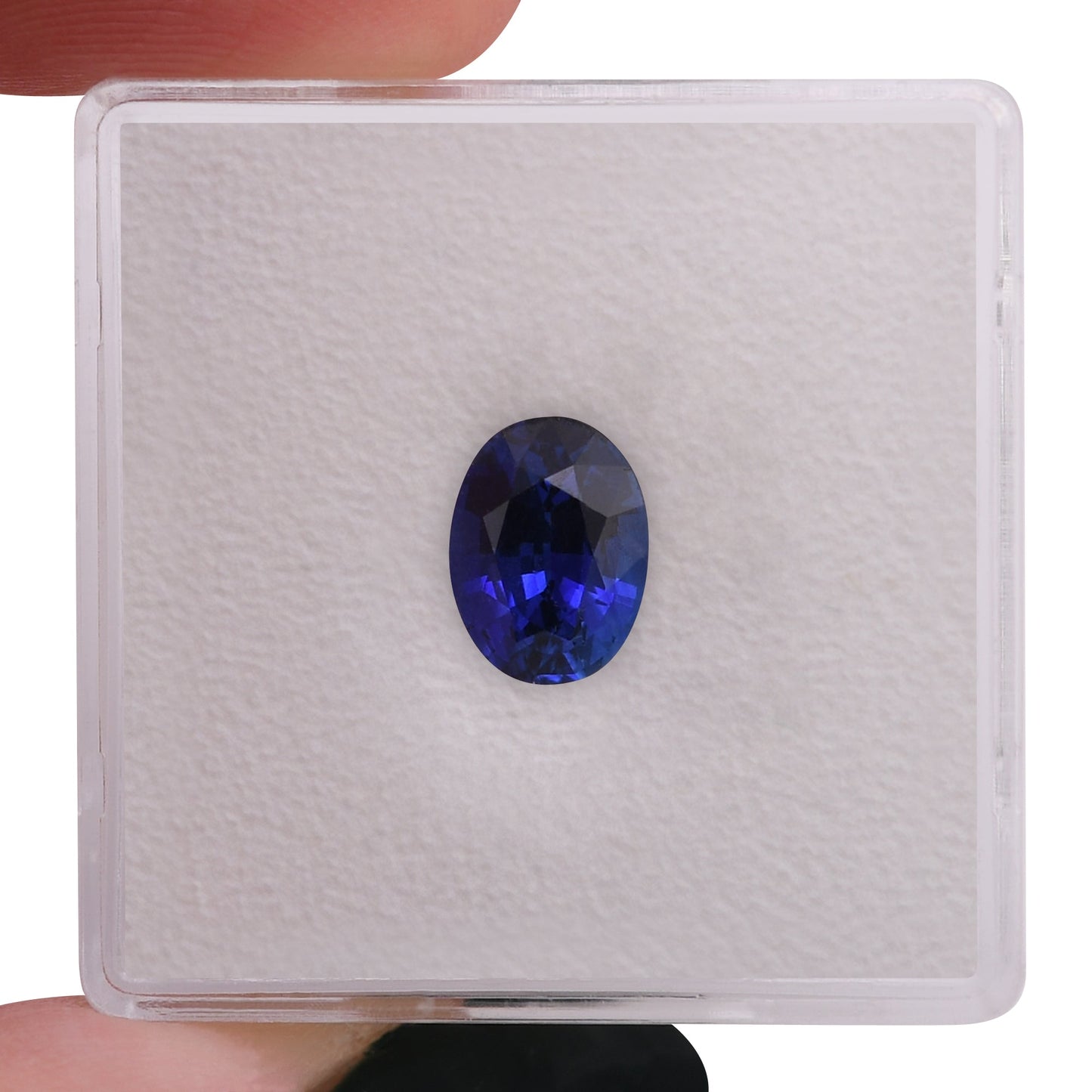 1,73 Karat blauer ovaler Saphir aus Sri Lanka