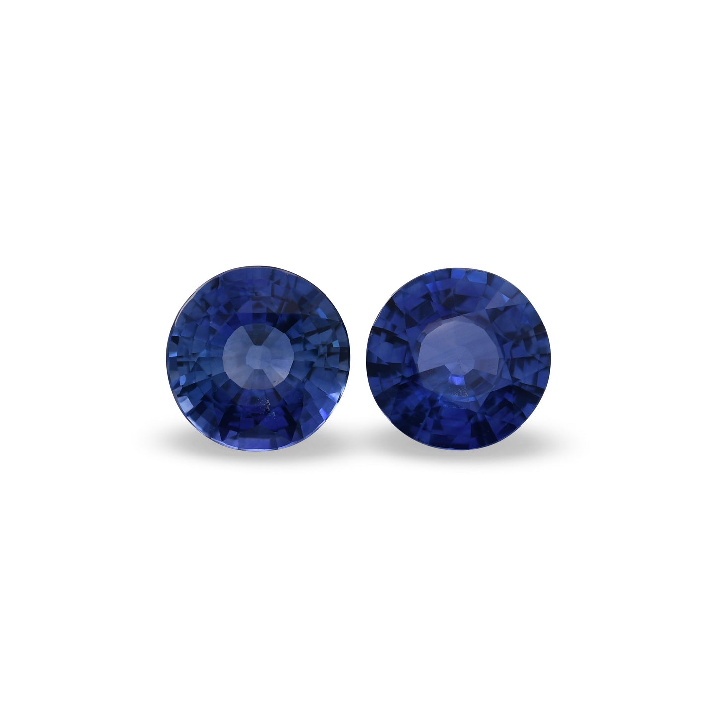 2,96 Karat blauer runder Saphir aus Sri Lanka