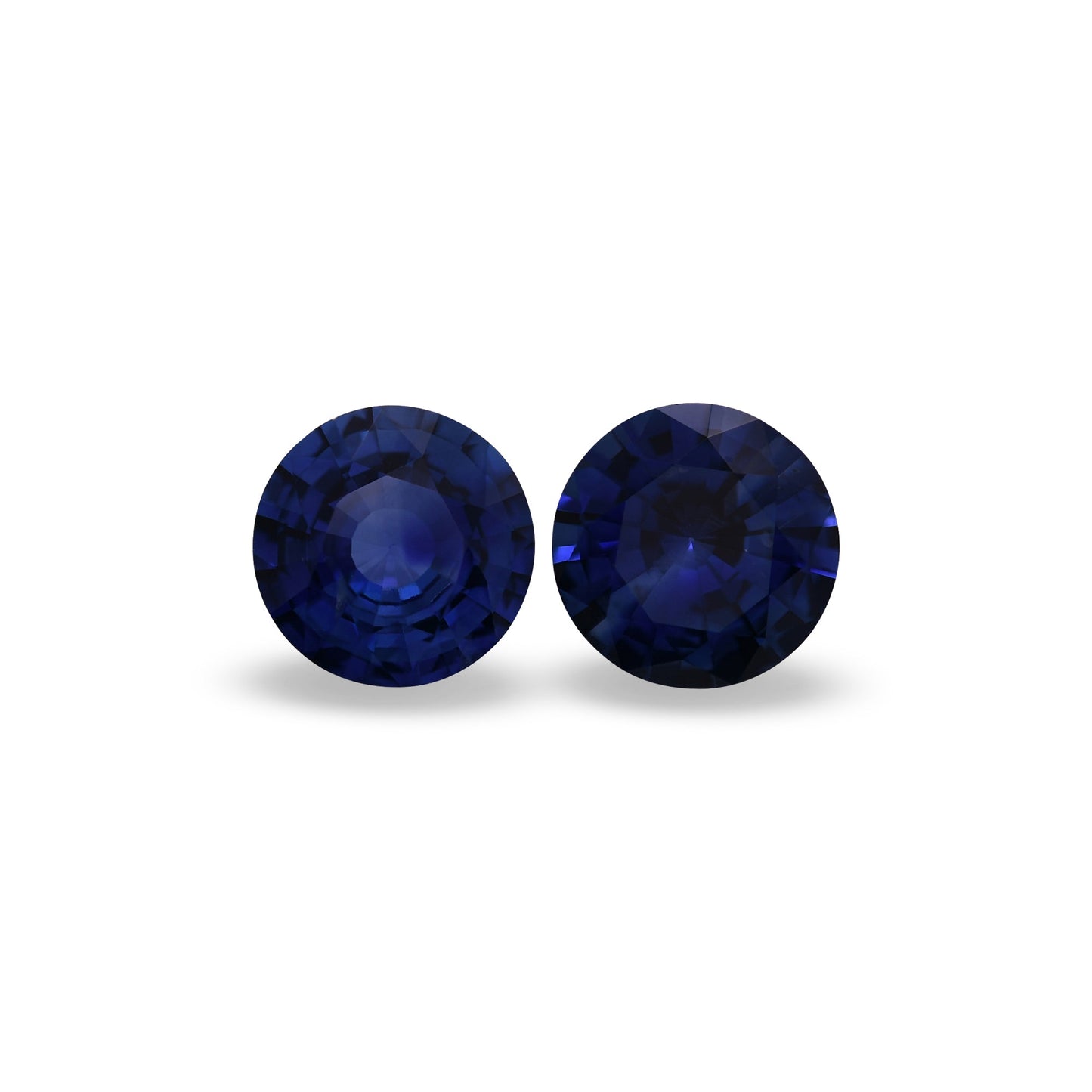 2,82 Karat blauer runder Saphir aus Sri Lanka