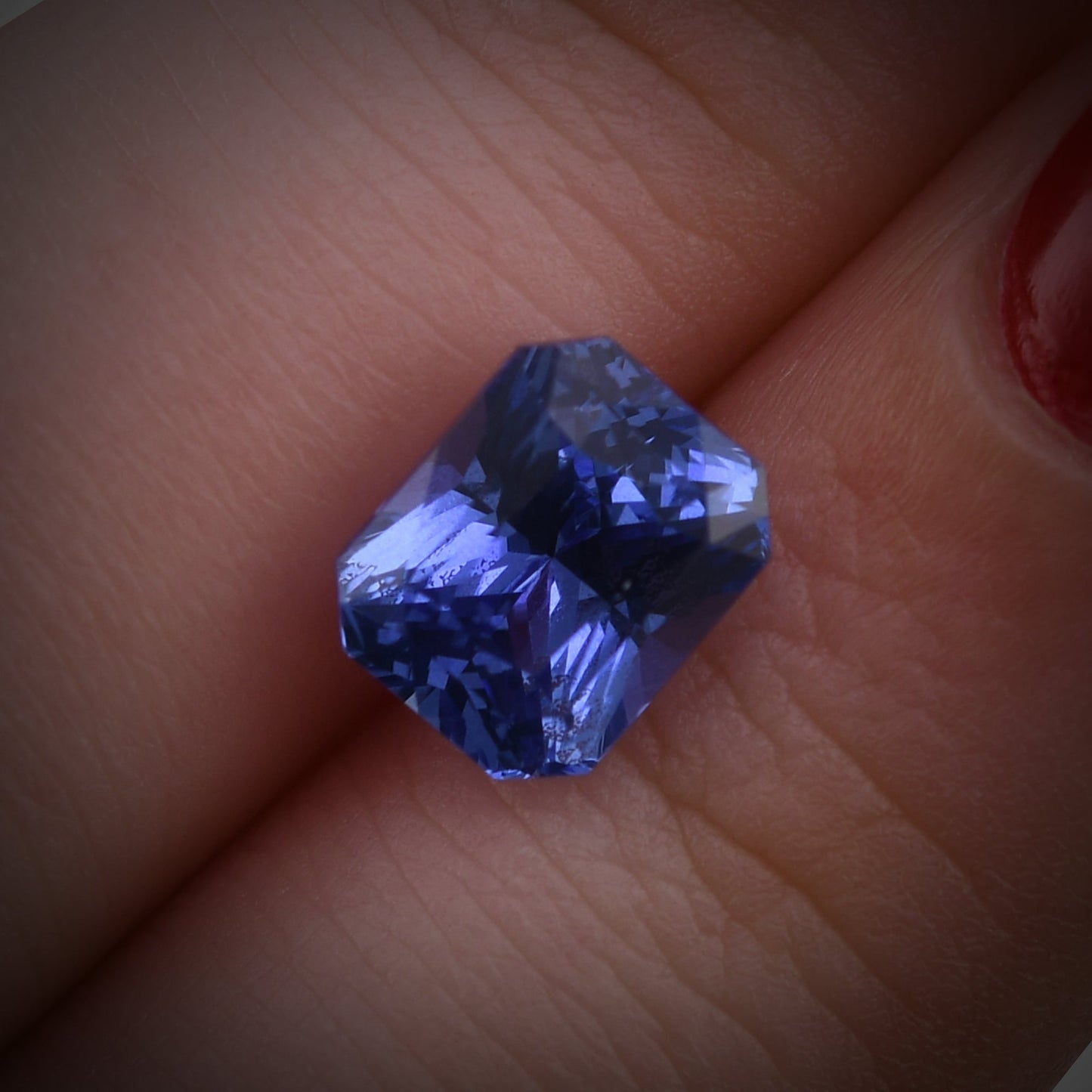 3,11 Karat Blauer Sri Lanka Radiant Sapphire CD