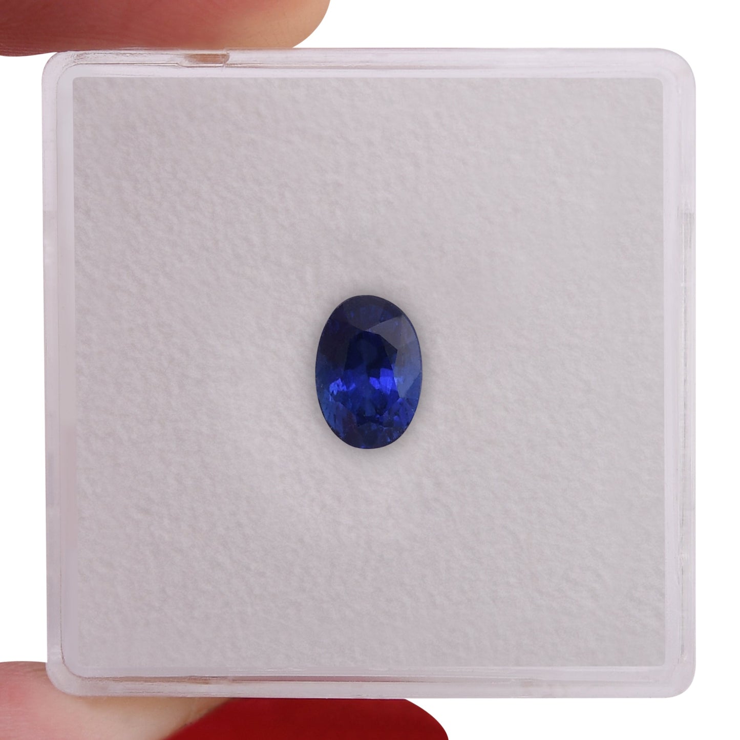 1,10 Karat blauer ovaler Saphir aus Sri Lanka