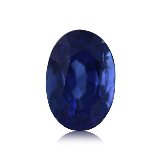 1,10 Karat blauer ovaler Saphir aus Sri Lanka