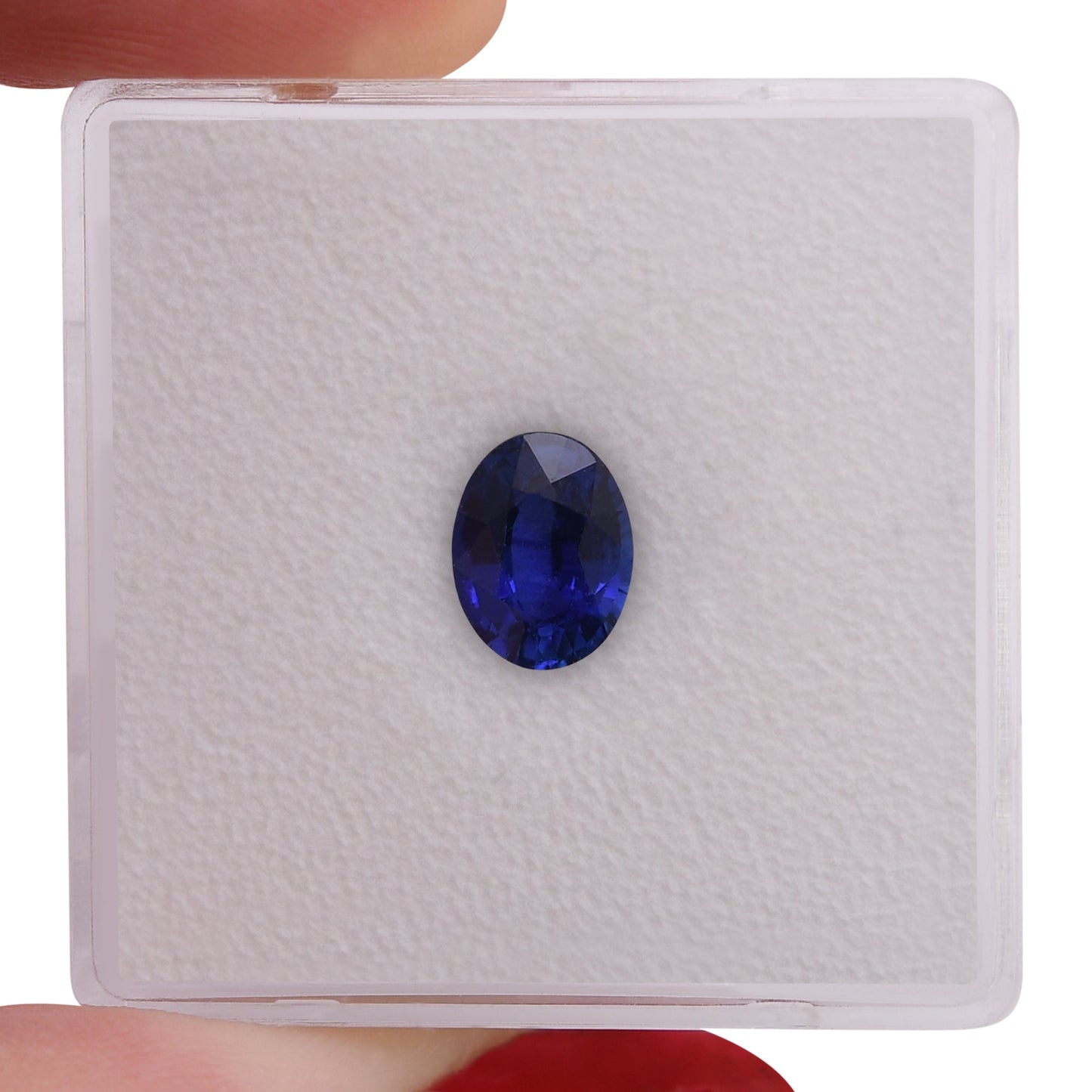 1,03 Karat blauer ovaler Saphir aus Sri Lanka