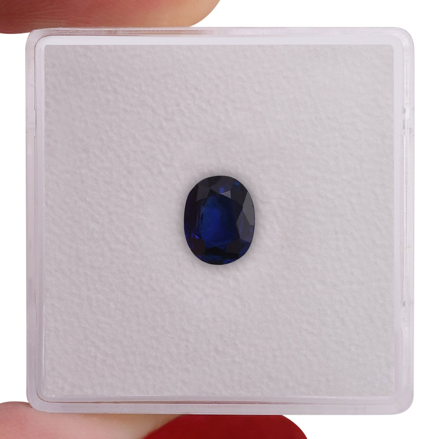 0,94 Karat blauer ovaler Saphir aus Sri Lanka