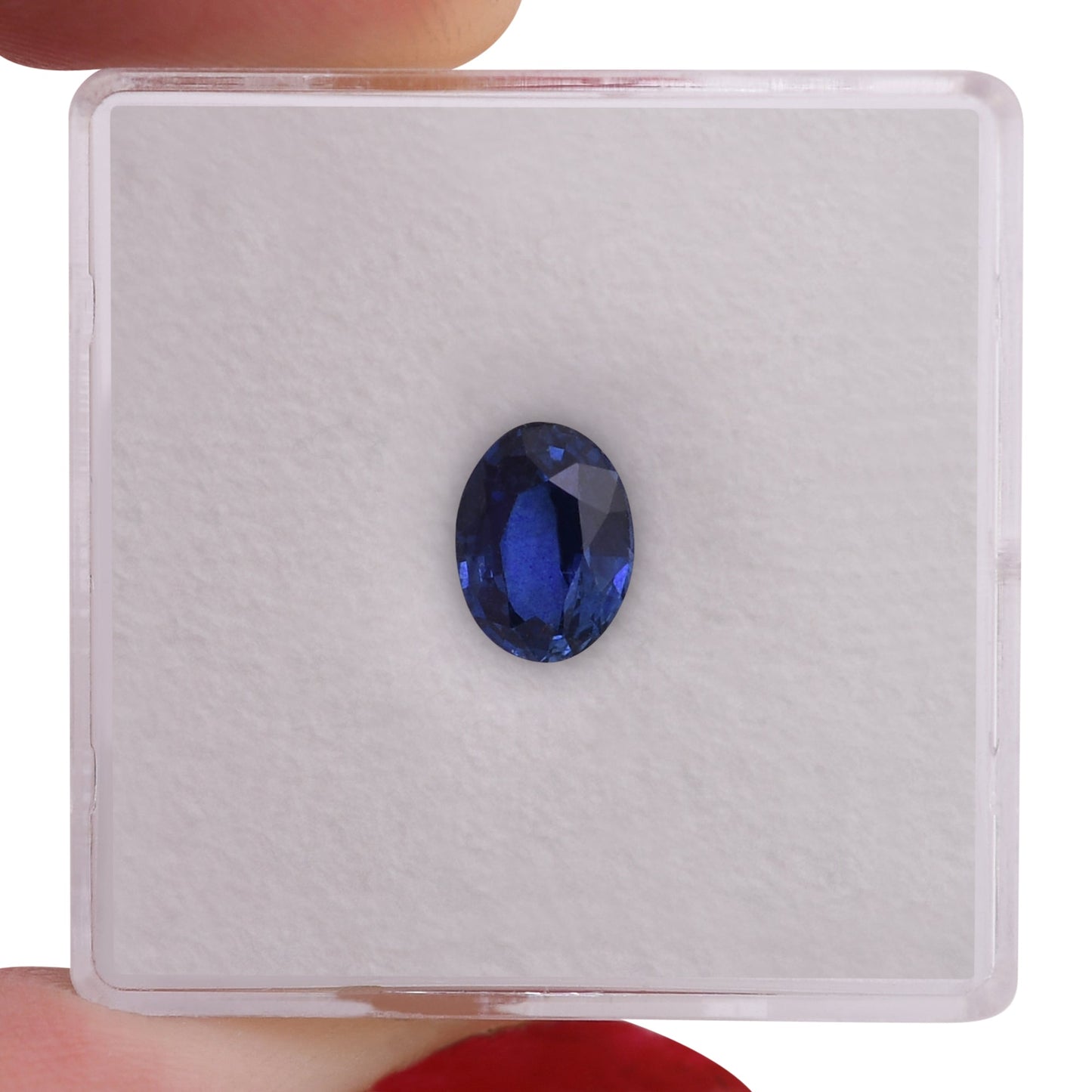 1,13 Karat blauer ovaler Saphir aus Sri Lanka