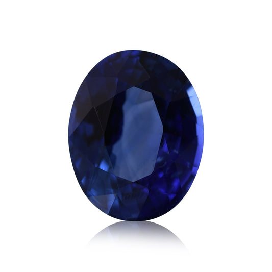 1,32 Karat blauer ovaler Saphir aus Sri Lanka