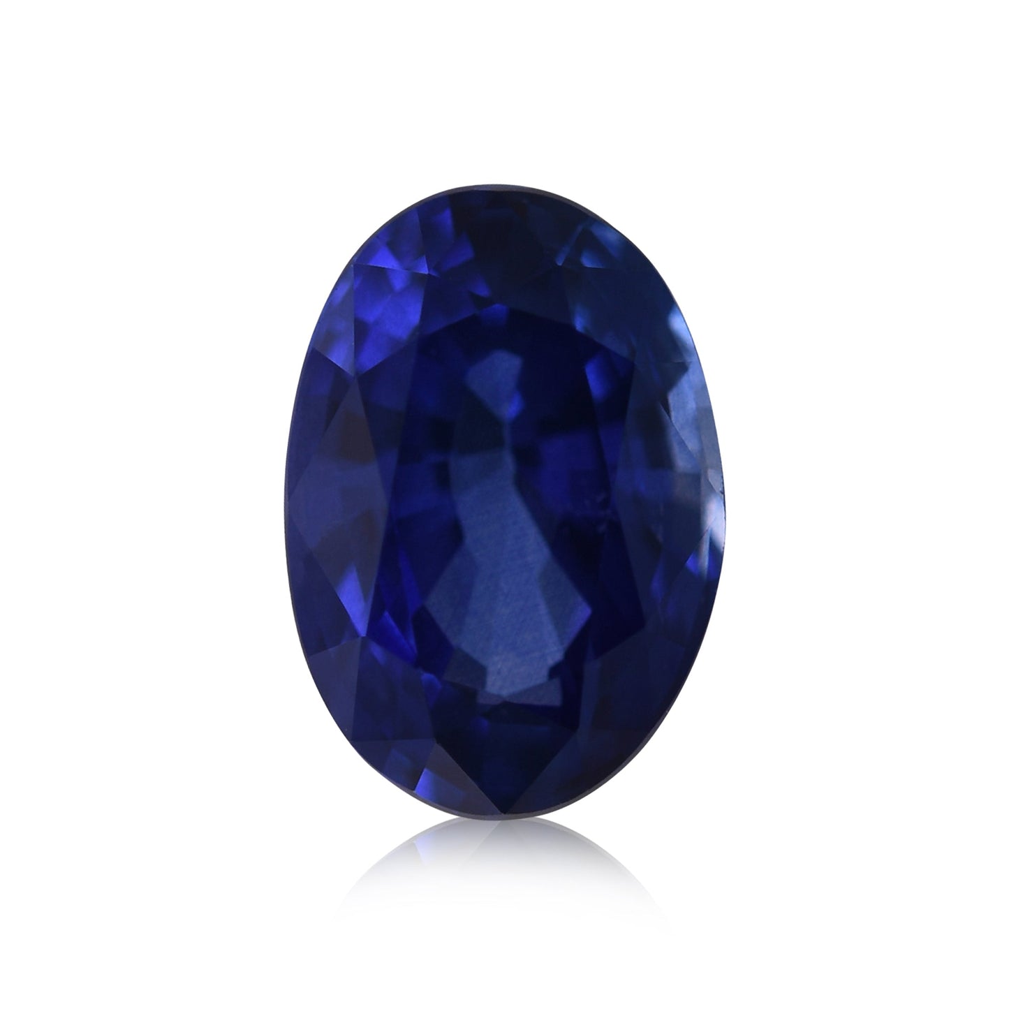 1,35 Karat blauer ovaler Saphir aus Sri Lanka