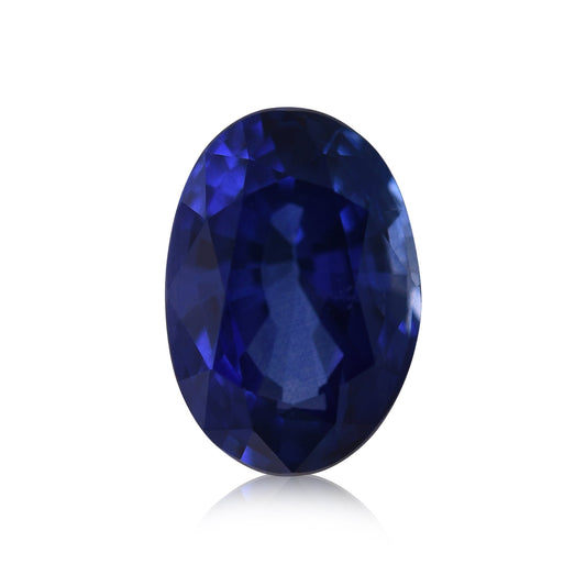 1,35 Karat blauer ovaler Saphir aus Sri Lanka