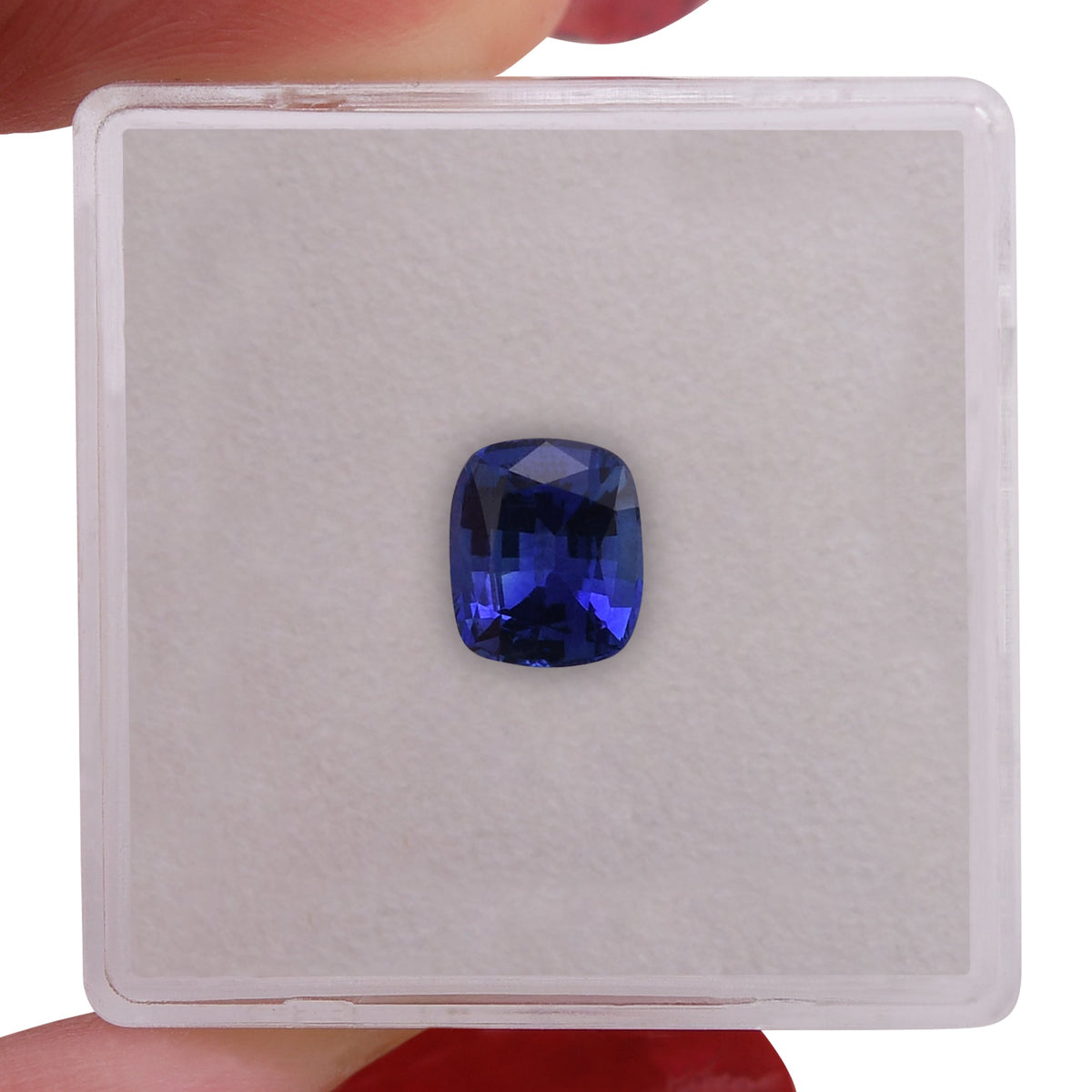1.41 Carat Blue SRI LANKAN Cushion Sapphire