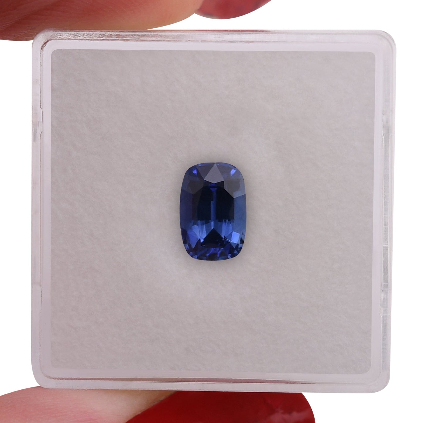 1,54 Karat blauer Kissen-Saphir aus Sri Lanka