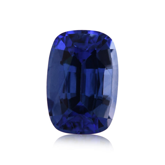 1.54 Carat Blue SRI LANKAN Cushion Sapphire