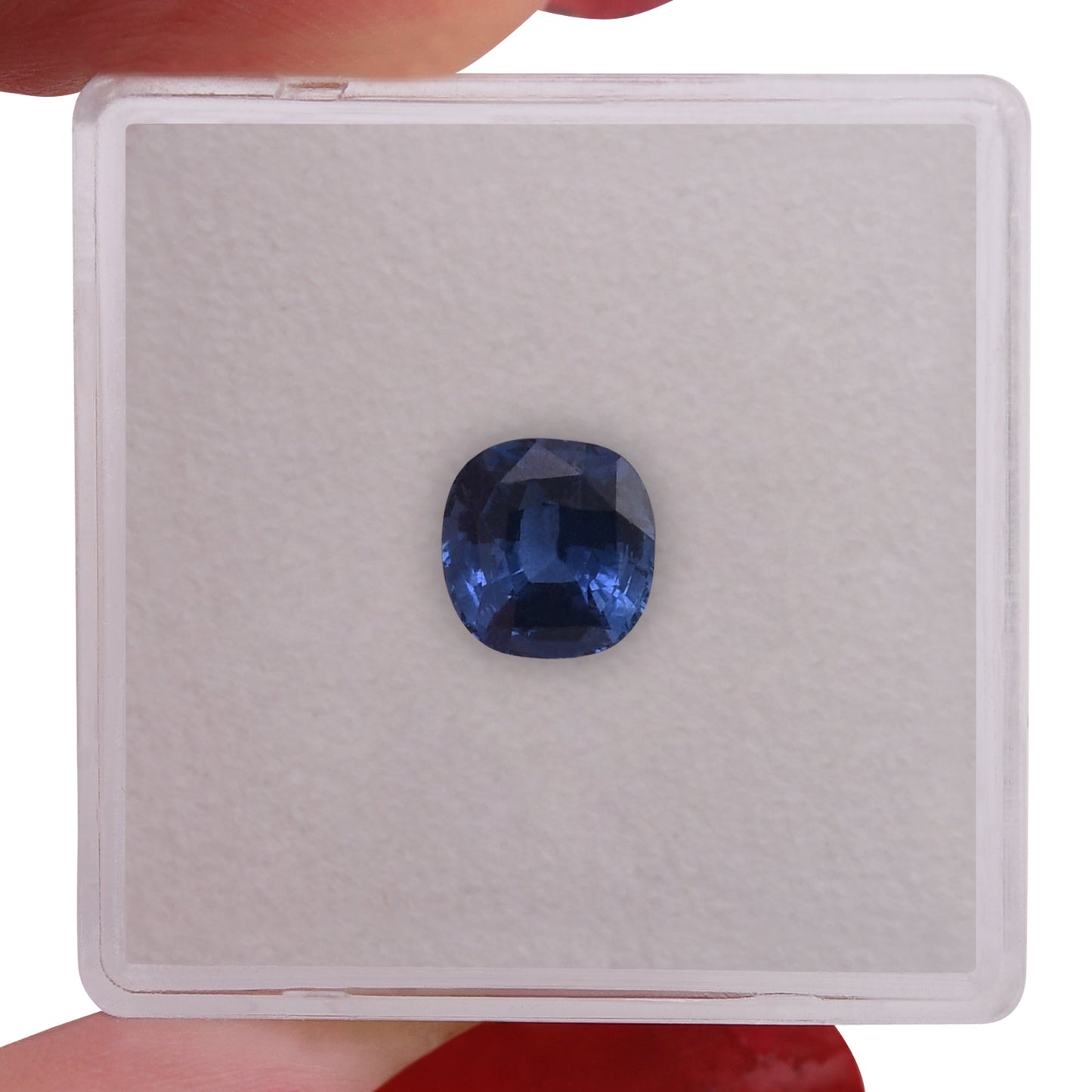 1,58 Karat blauer Kissen-Saphir aus Sri Lanka