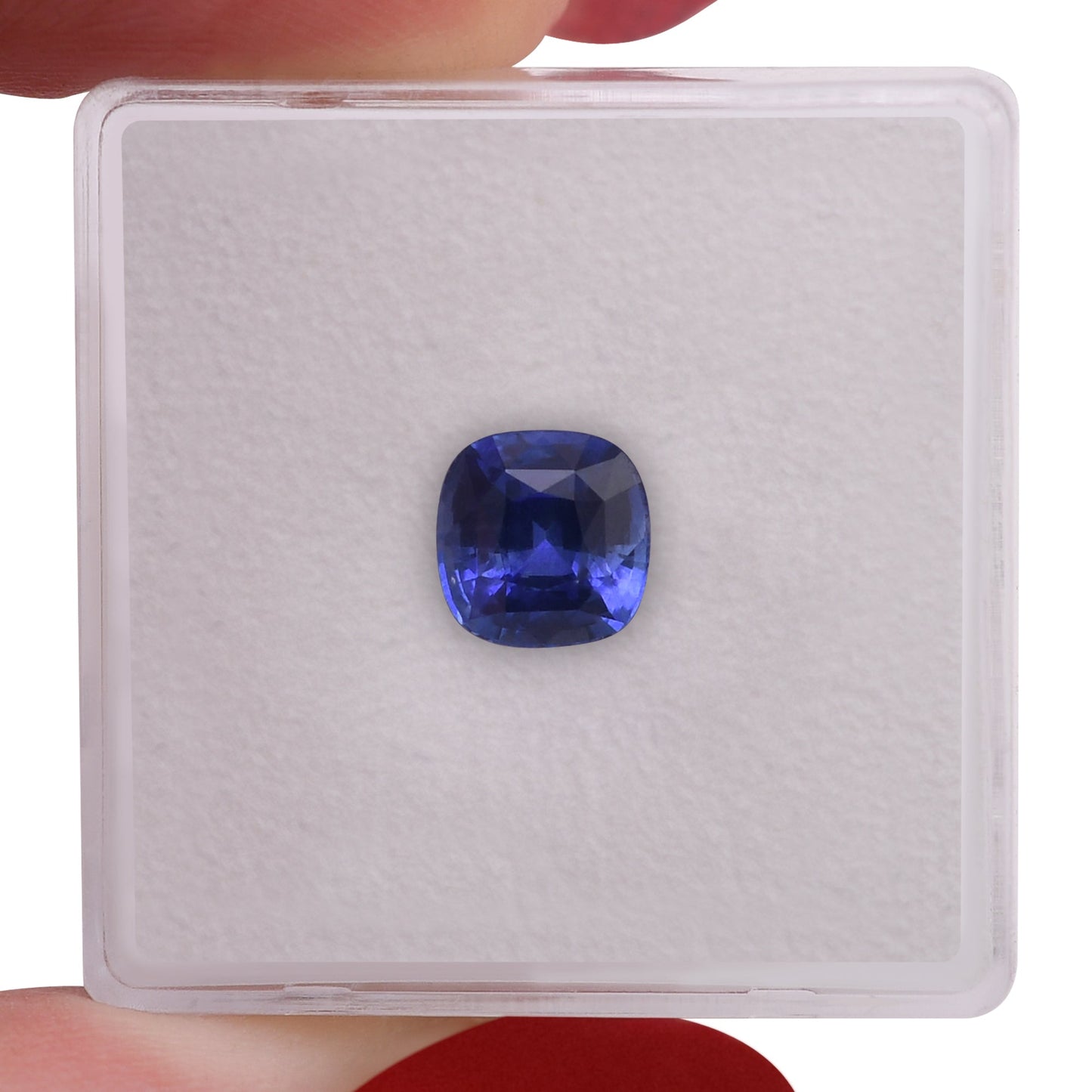 1.66 Carat Blue SRI LANKAN Cushion Sapphire