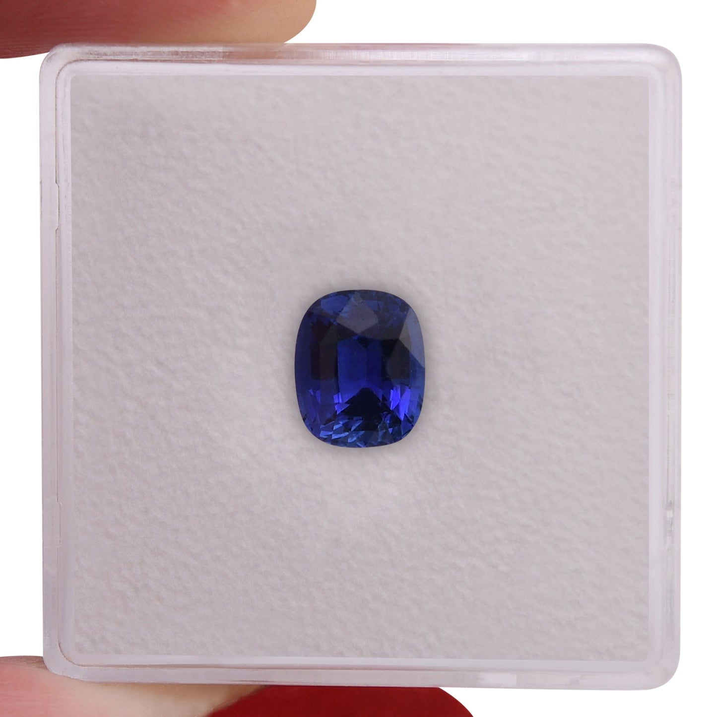 1,40 Karat blauer Kissen-Saphir aus Sri Lanka