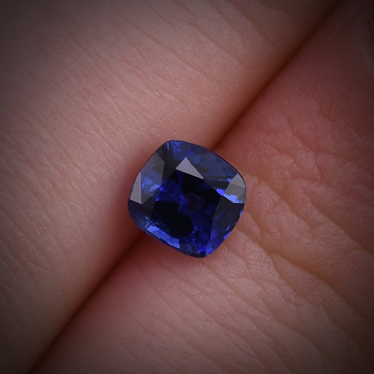 1.00 Carat Blue SRI LANKAN Cushion Sapphire
