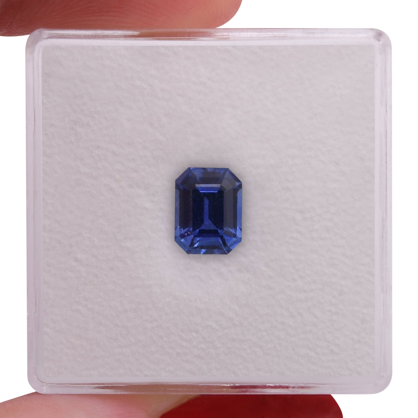 1,12 Karat blauer Smaragd-Saphir aus Sri Lanka