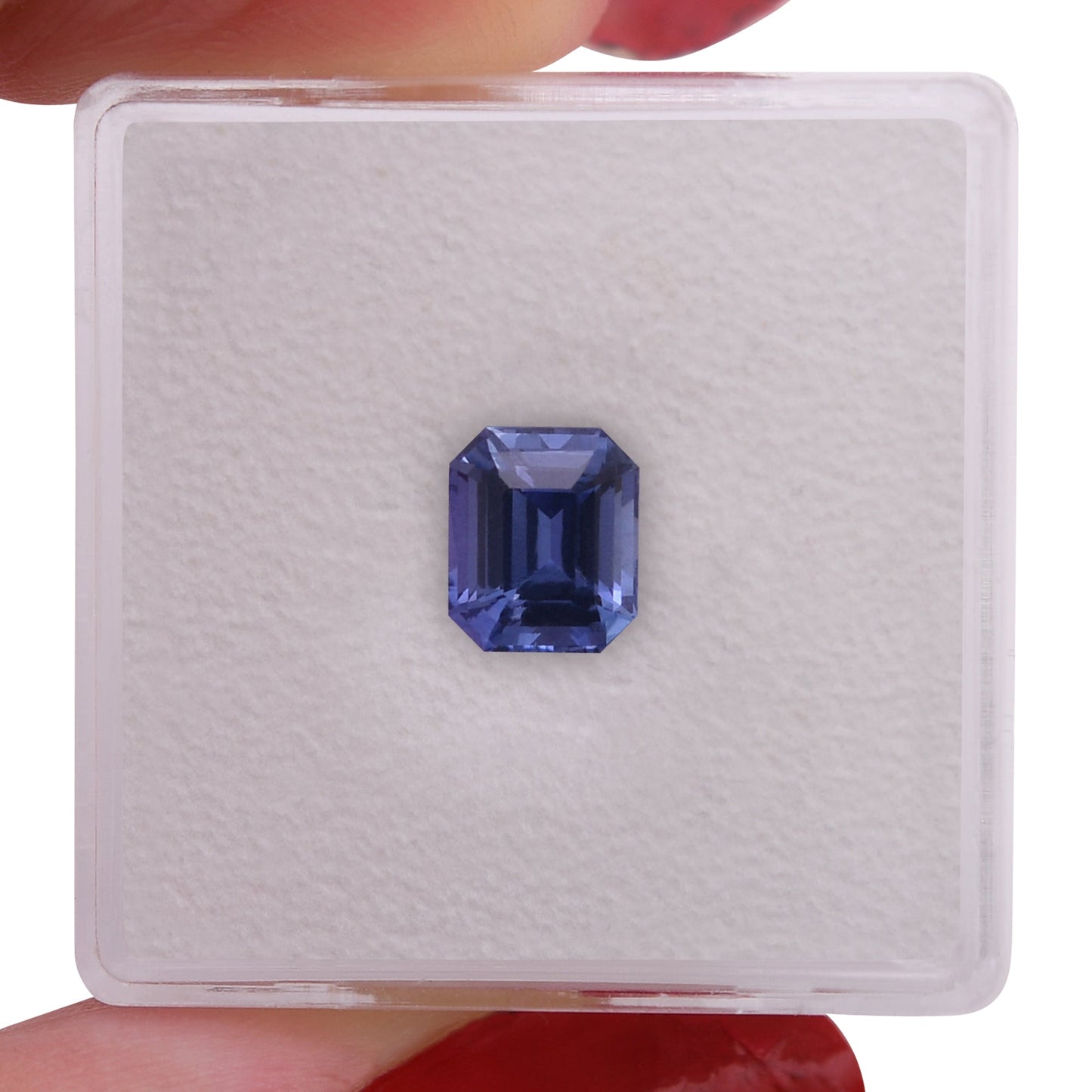 1,59 Karat blauer Smaragd-Saphir aus Sri Lanka