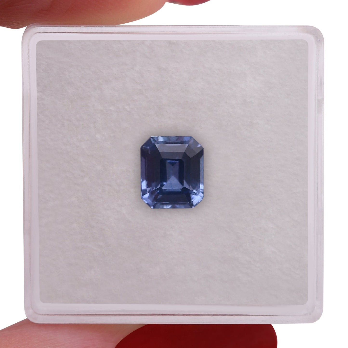 1,74 Karat blauer Smaragd-Saphir aus Sri Lanka