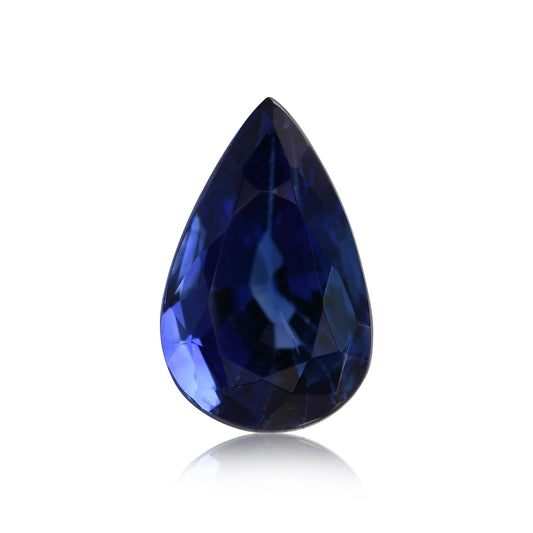 0.95 Carat Blue SRI LANKAN Pear Sapphire