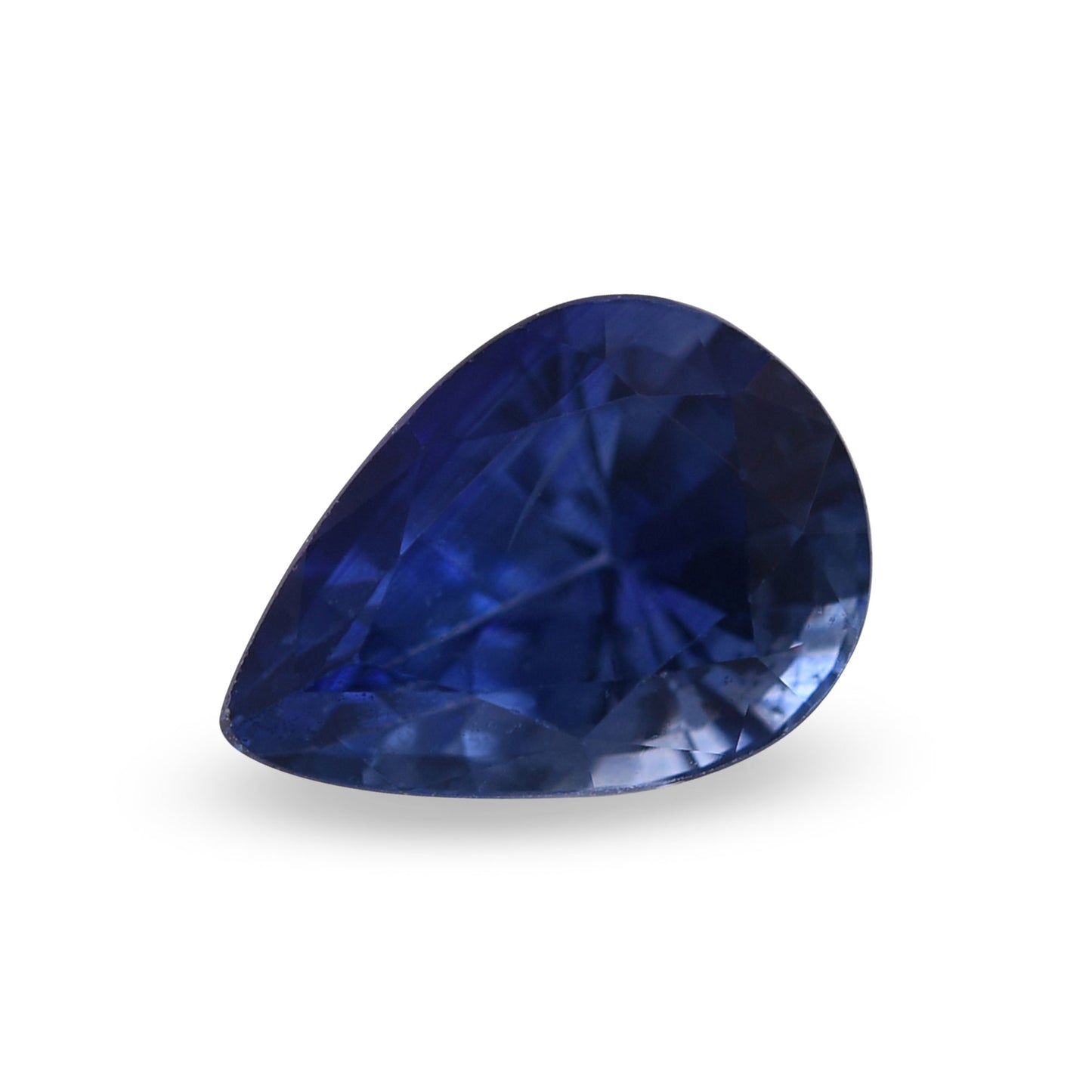 0,98 Karat blauer birnenförmiger Saphir aus Sri Lanka