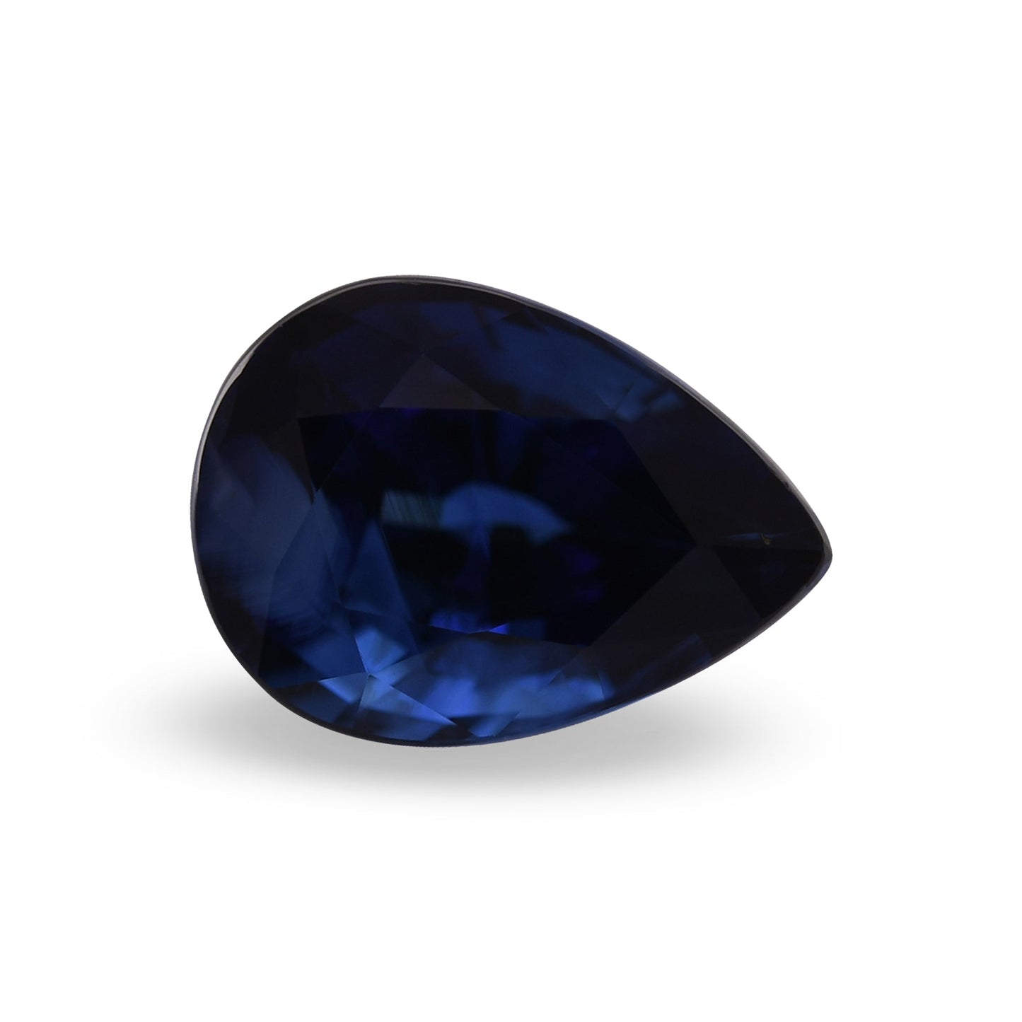 1,86 Karat blauer birnenförmiger Saphir aus Sri Lanka