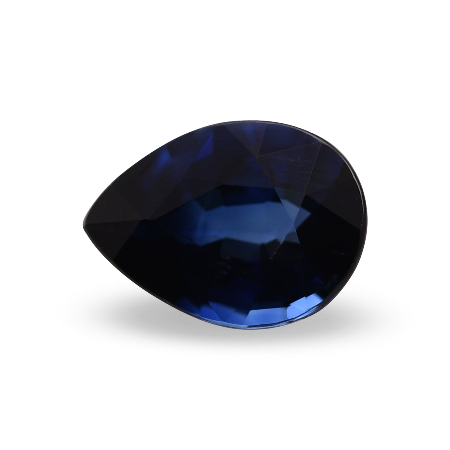 1,22 Karat blauer birnenförmiger Saphir aus Sri Lanka