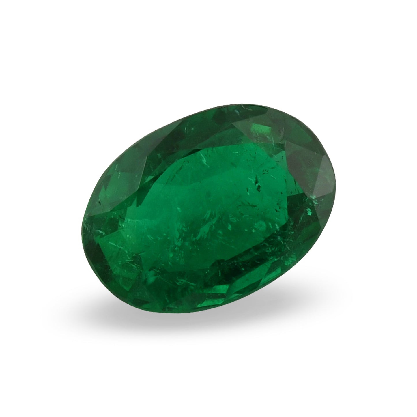 3.21 Carat Green ZAMBIA Oval Emerald GRS