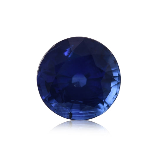 1,74 Karat blauer runder Saphir aus Sri Lanka