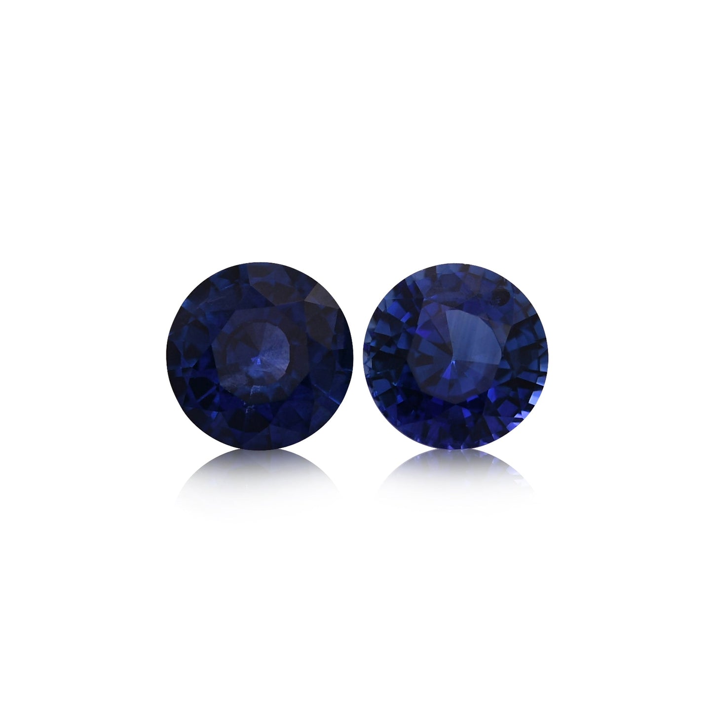 1,92 Karat blauer runder Saphir aus Sri Lanka