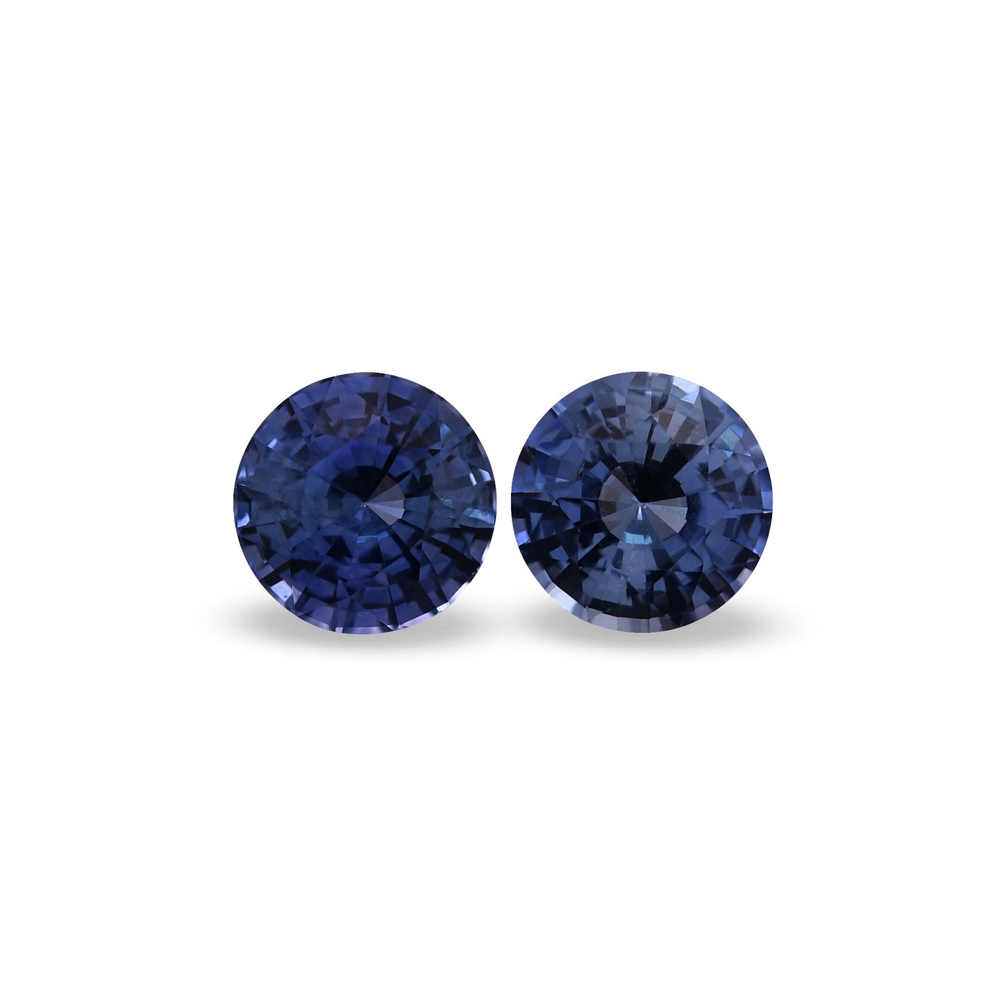 1,74 Karat blauer runder Saphir aus Sri Lanka