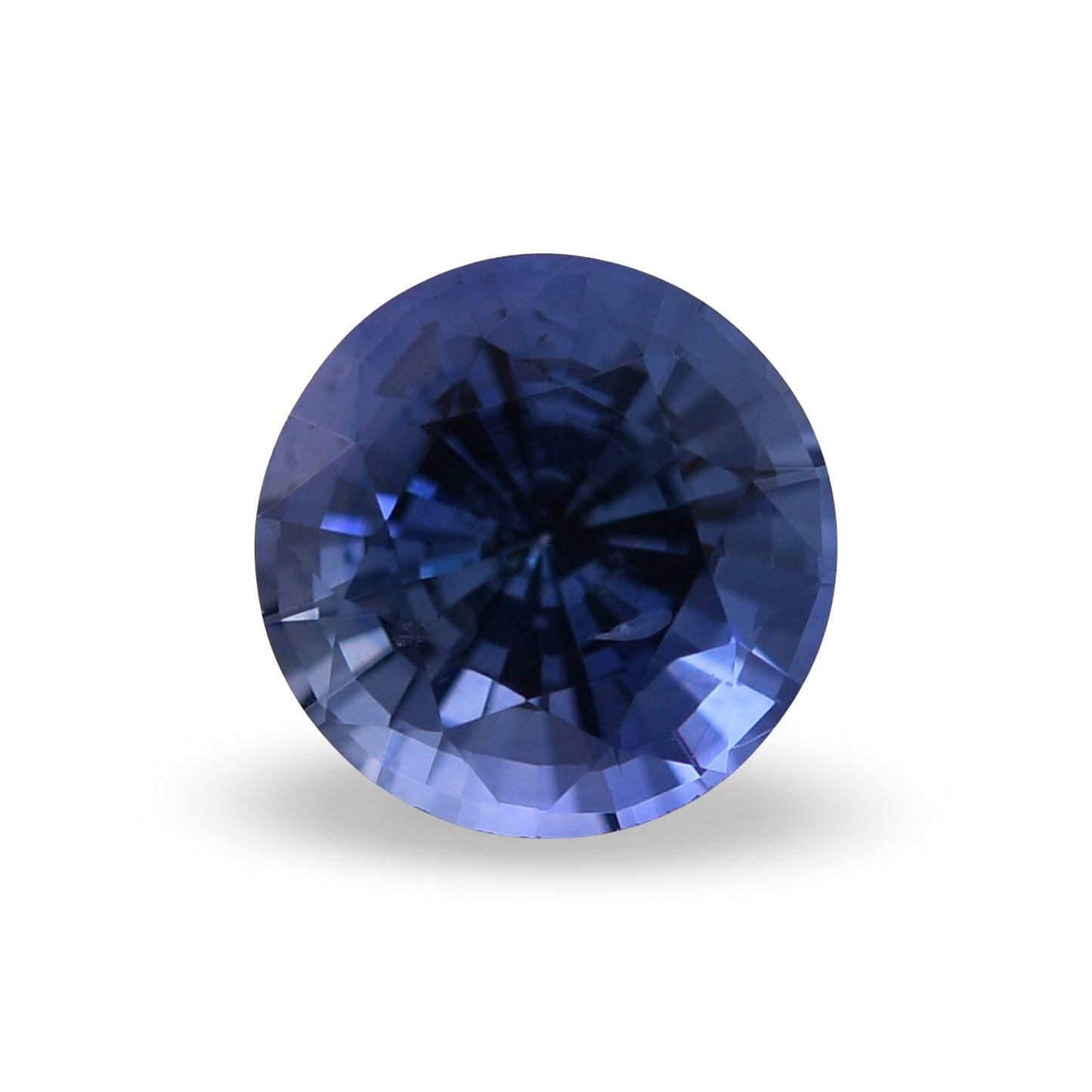 0,97 Karat blauer runder Saphir aus Sri Lanka