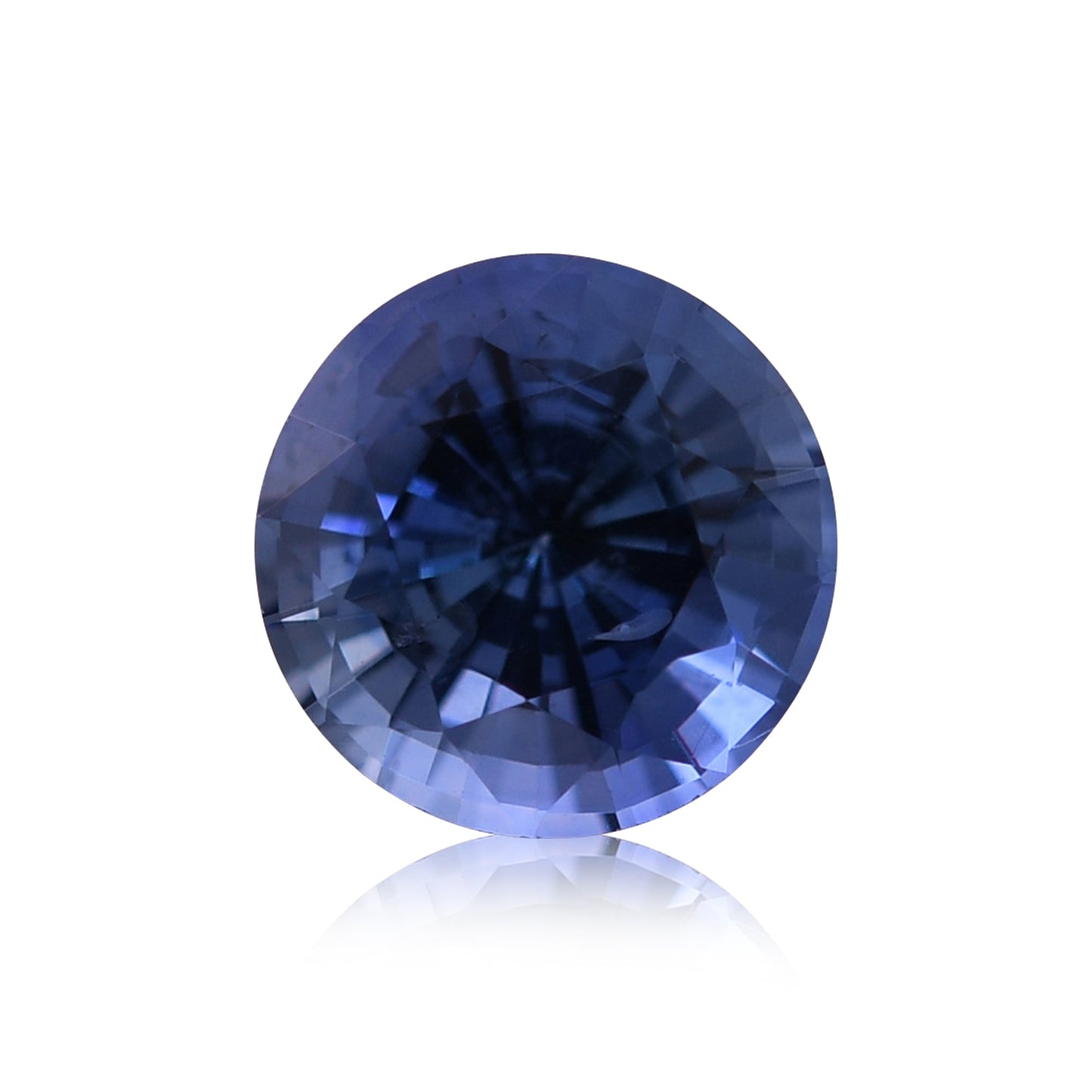 0,97 Karat blauer runder Saphir aus Sri Lanka