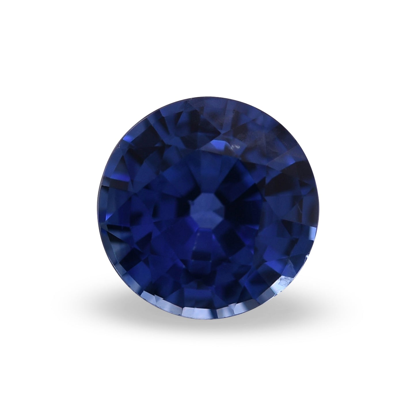 0,96 Karat blauer runder Saphir aus Sri Lanka