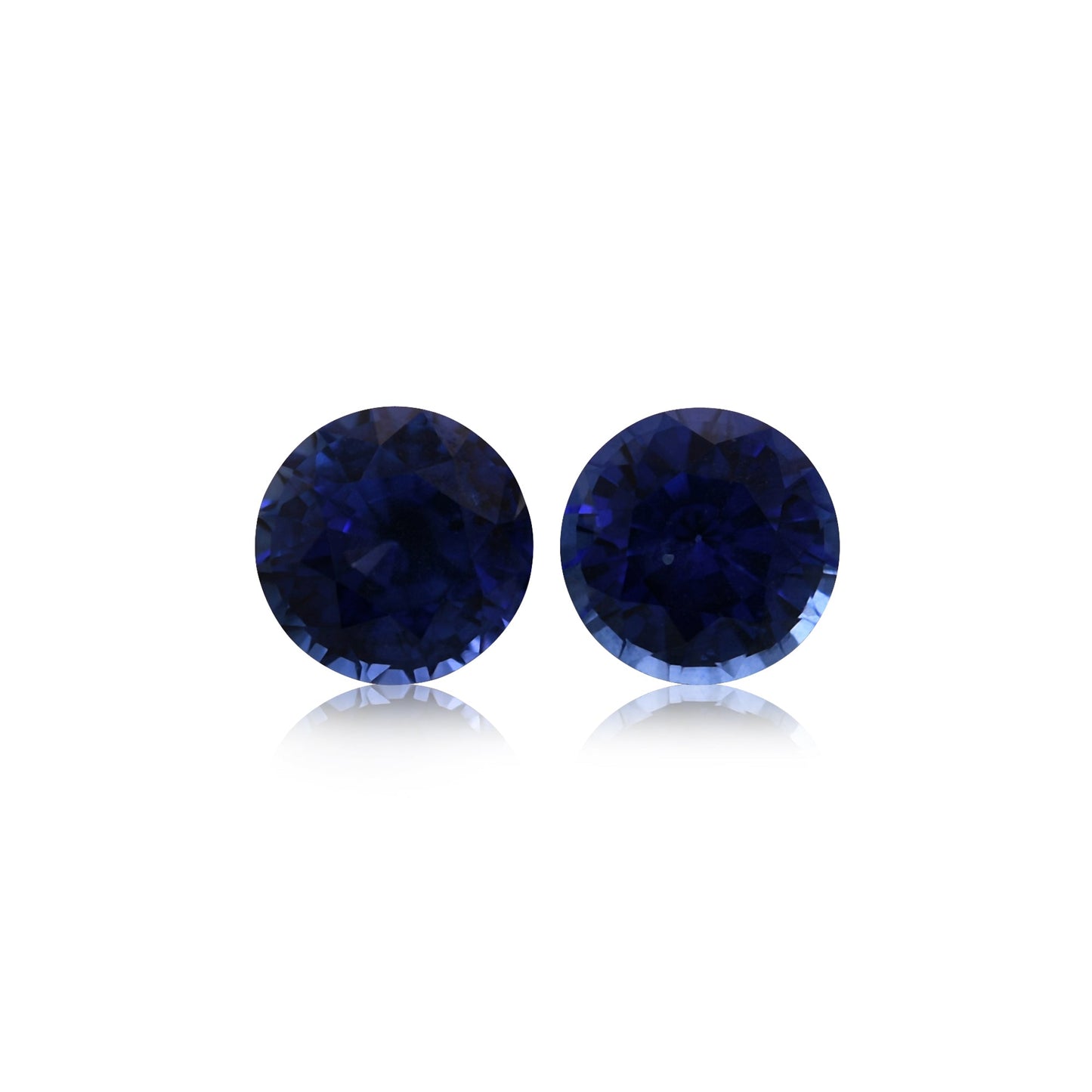 2,28 Karat blauer runder Saphir aus Sri Lanka