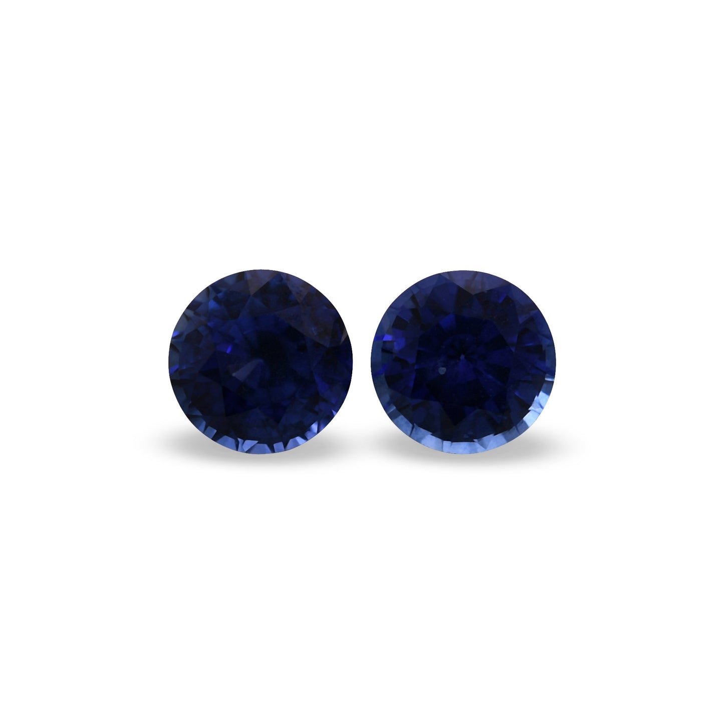 2,28 Karat blauer runder Saphir aus Sri Lanka