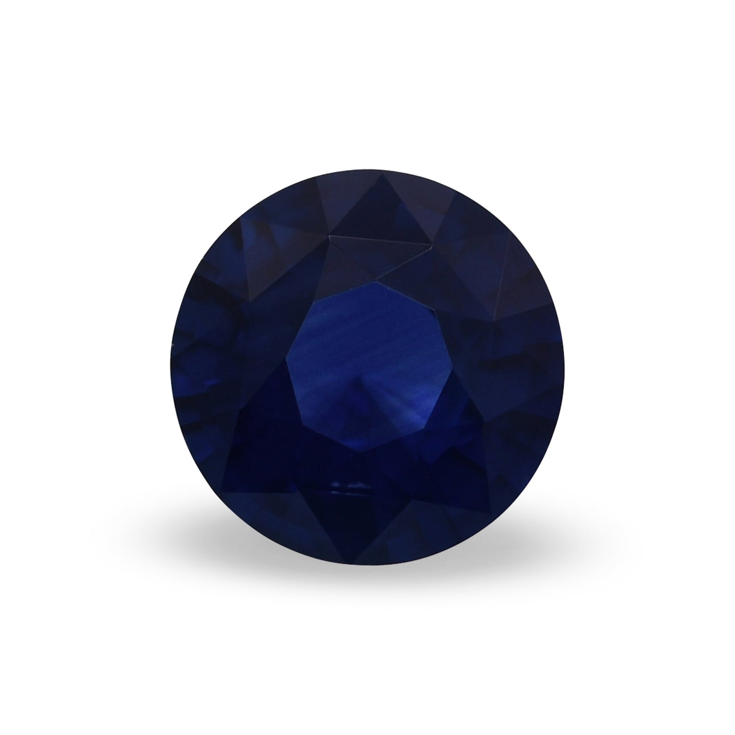 1,21 Karat blauer runder Saphir aus Sri Lanka