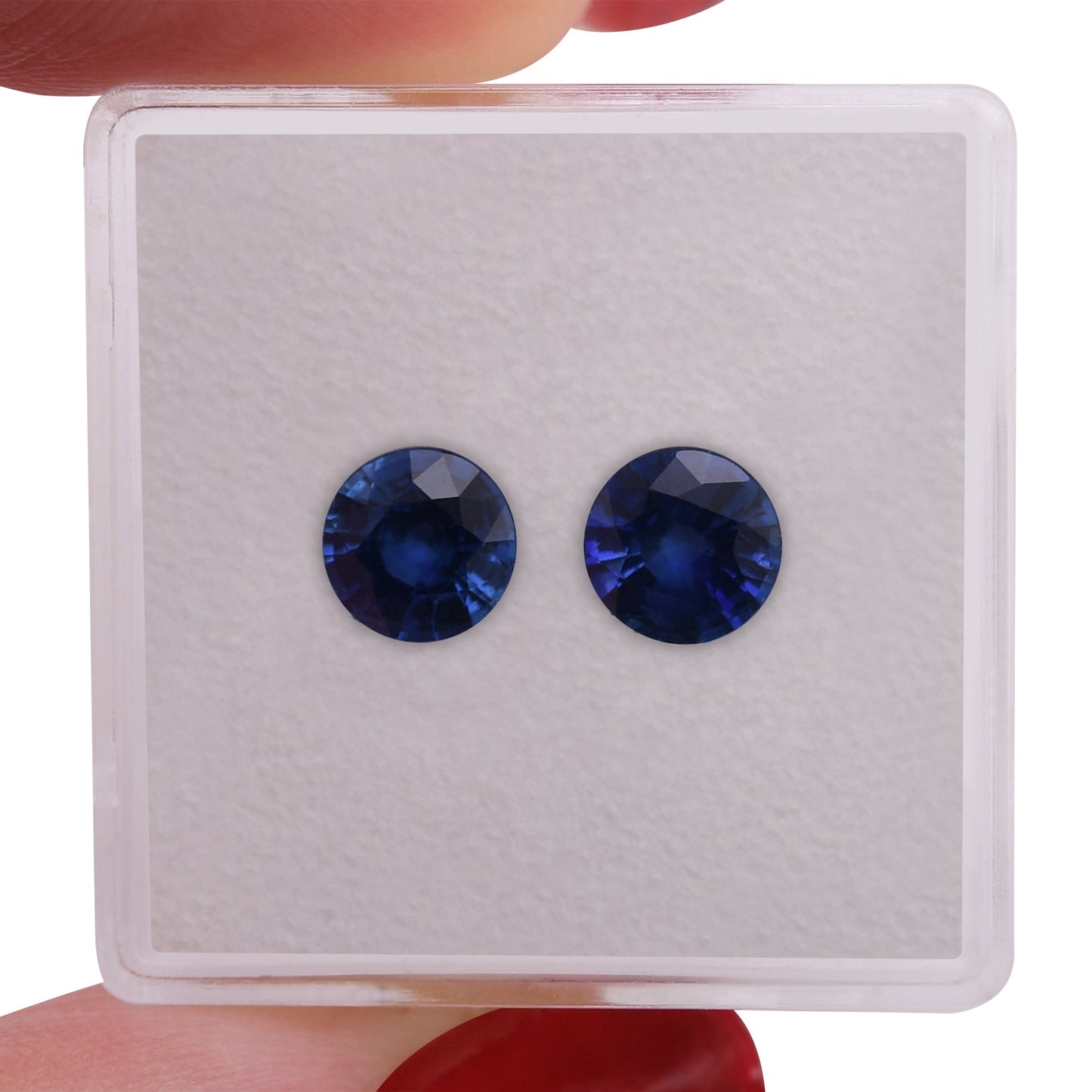 1,97 Karat blauer runder Saphir aus Sri Lanka