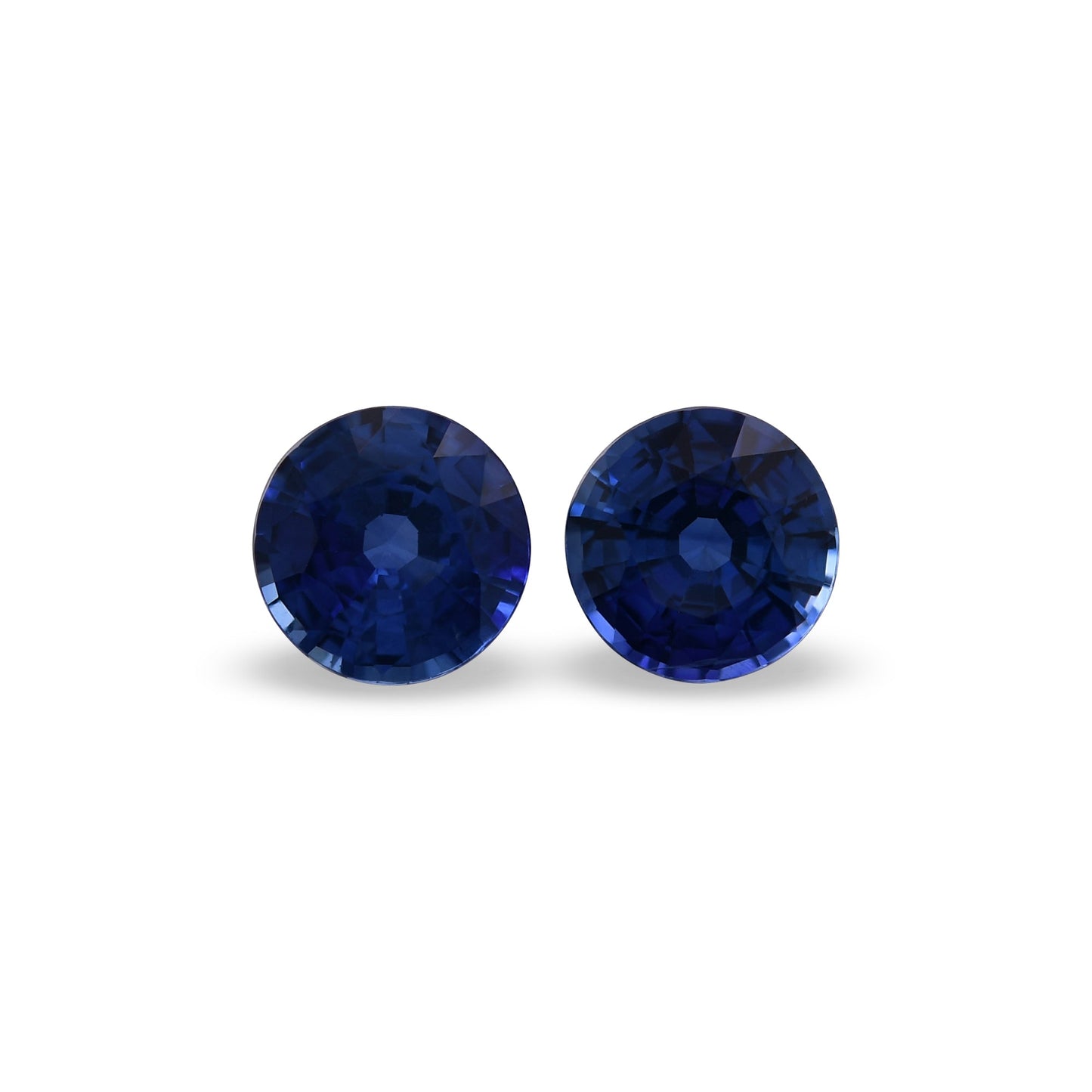 1,97 Karat blauer runder Saphir aus Sri Lanka