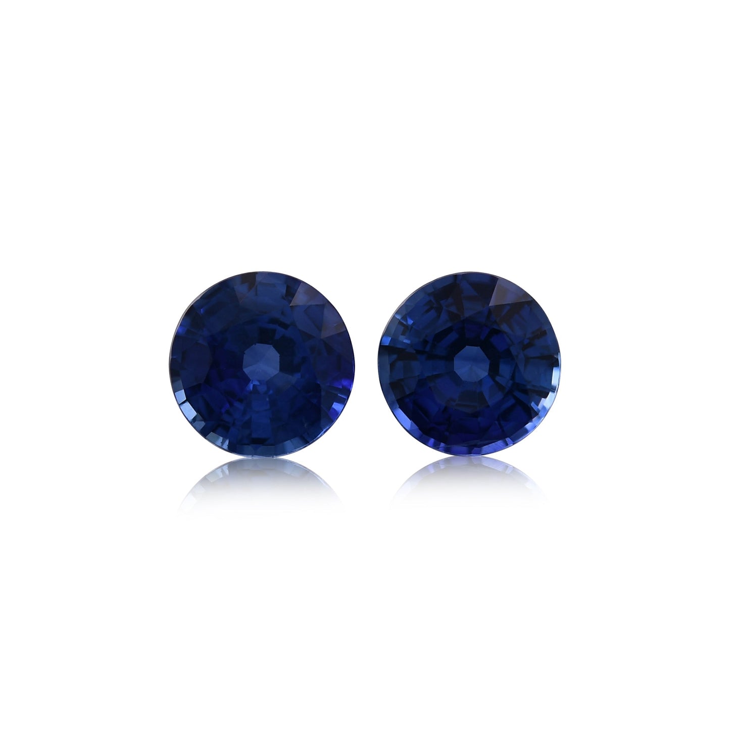 1,97 Karat blauer runder Saphir aus Sri Lanka